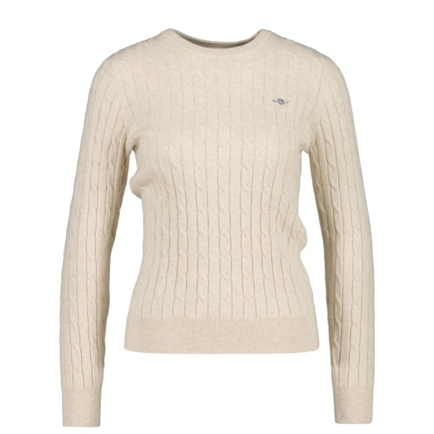 Damen Zopfmusterpullover