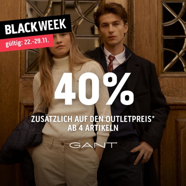 Gant 40% ab 4 Artikeln - BW (A)