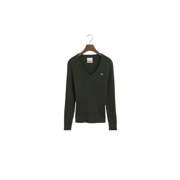 Damen Pullover Zopfmuster 