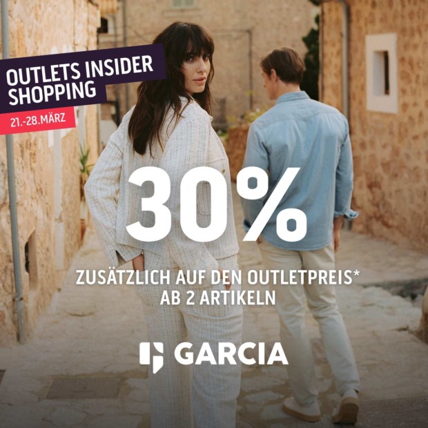 Garcia 30% zusätzlich ab 2 Artikeln - OIS26 (A)