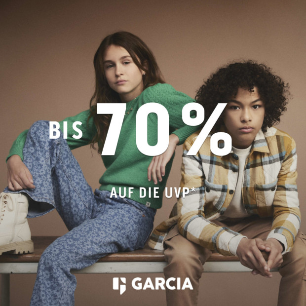 Garcia bis zu 70% auf die UVP