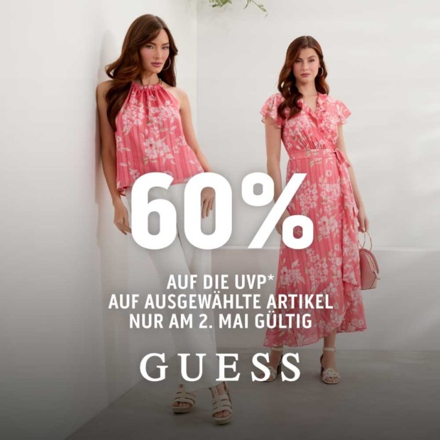 Guess 60% auf ausgewählte Artikel - LNS
