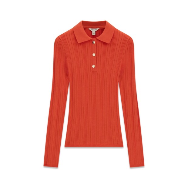Damen Pullover in Koralle