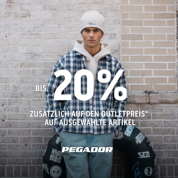 Pegador bis zu 20% auf ausgewählte Artikel (A)
