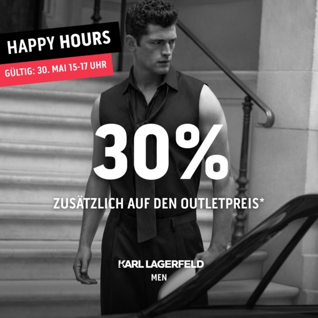Karl Lagerfeld Men 30% zusätzlich - Happy Hours (A)