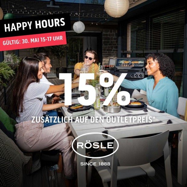 Rösle 15% zusätzlich - Happy Hours (A)