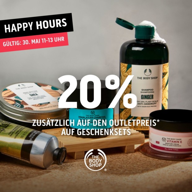 The Body Shop 20% auf Geschenksets - Happy Hours (A)