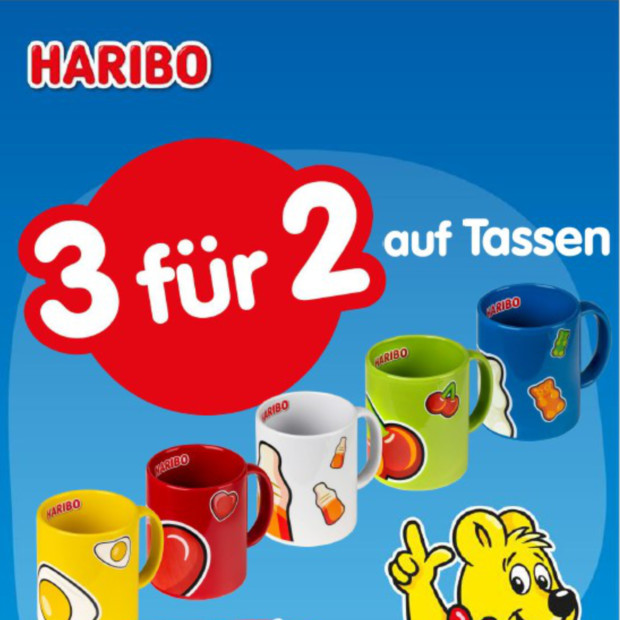 Haribo 3für2 Tassen
