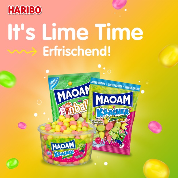 Haribo Maoam Kracher Limetten Mixx