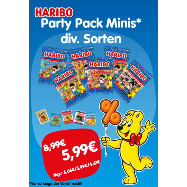 Haribo Party Pack für 5,99€