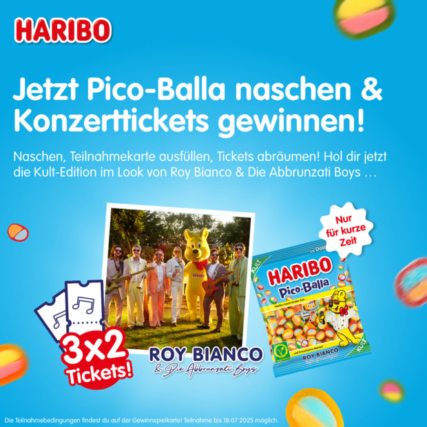 Haribo Pico-Balla Kult-Edition - Gewinnspiel