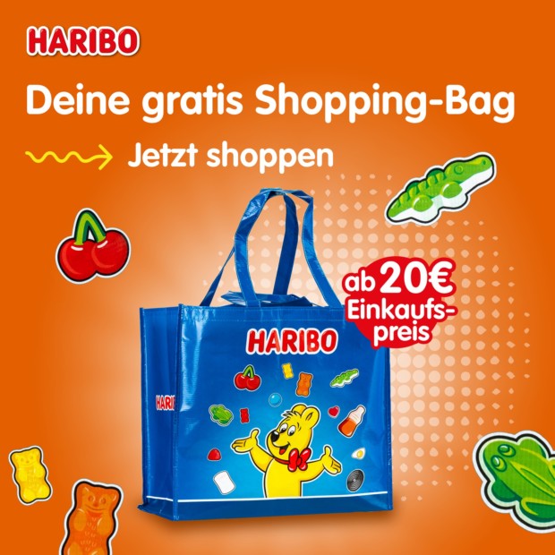 Haribo Gratis PET Tasche ab 20€ - OIS