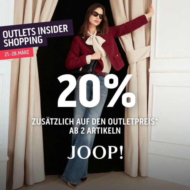 Joop 20% zusätzlich ab 2 Artikeln - OIS26 (A)