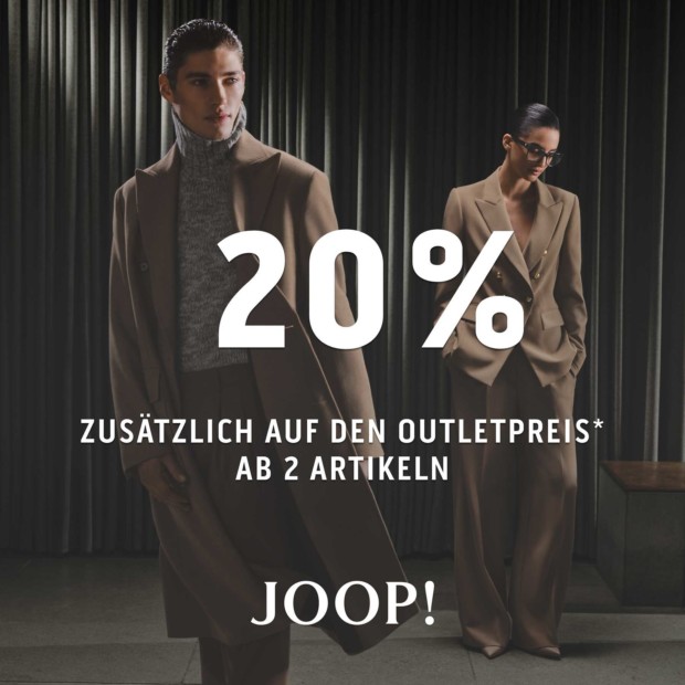 Joop 20% zusätzlich ab 2 Artikeln - Final Sale