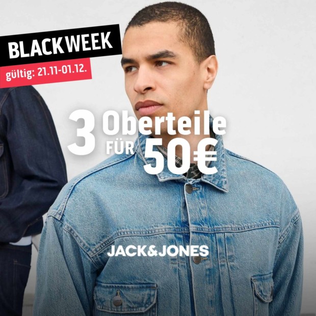 Jack & Jones 2 Oberteile für 50€ BW (A)