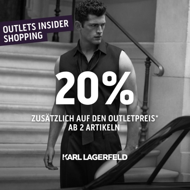 Karl Lagerfeld Men 20% ab 2 Artikeln - OIS (A)