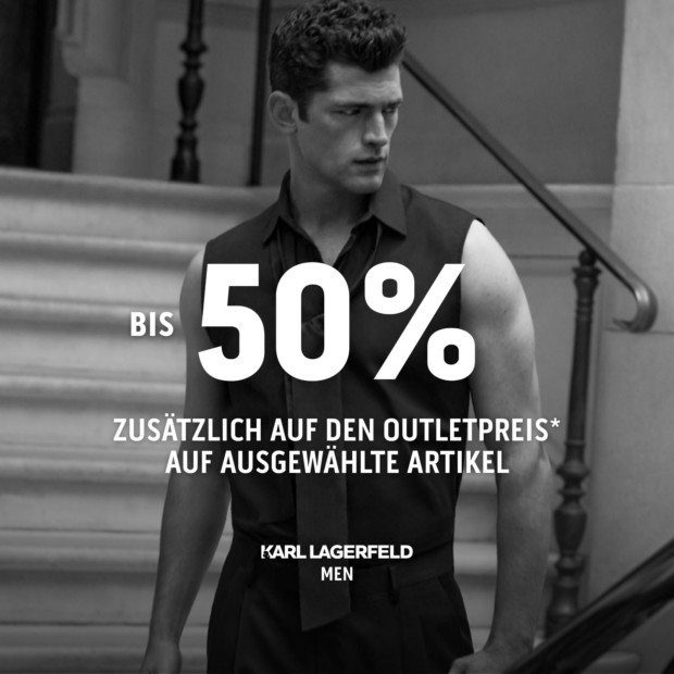 Karl Lagerfeld Men bis zu 50% auf ausgewählte Artikel - Summer Sale (A)