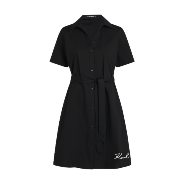 SIGNATURE EDGE POPLIN DRESS