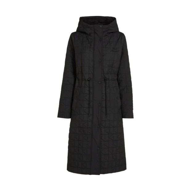QUILTED MID LENGTH PARKA