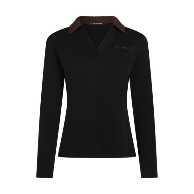 Polo Langarmshirt