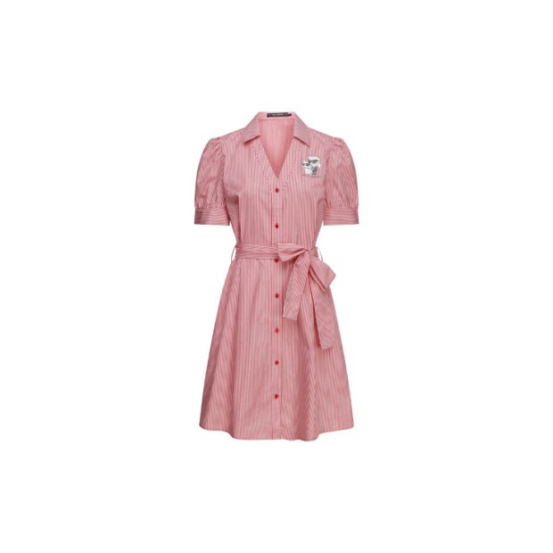 Damen Ikon Striped Poplin Dress