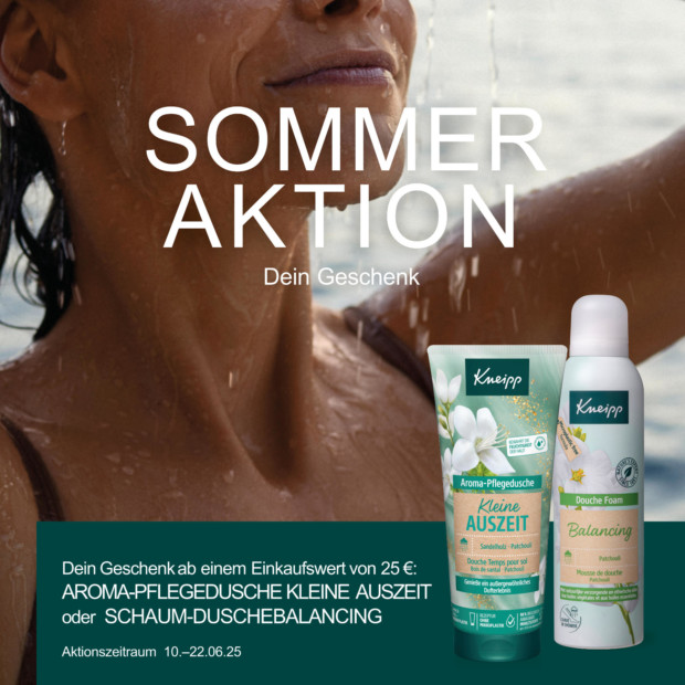 Kneipp Gratis Pflegedusche ab 25€