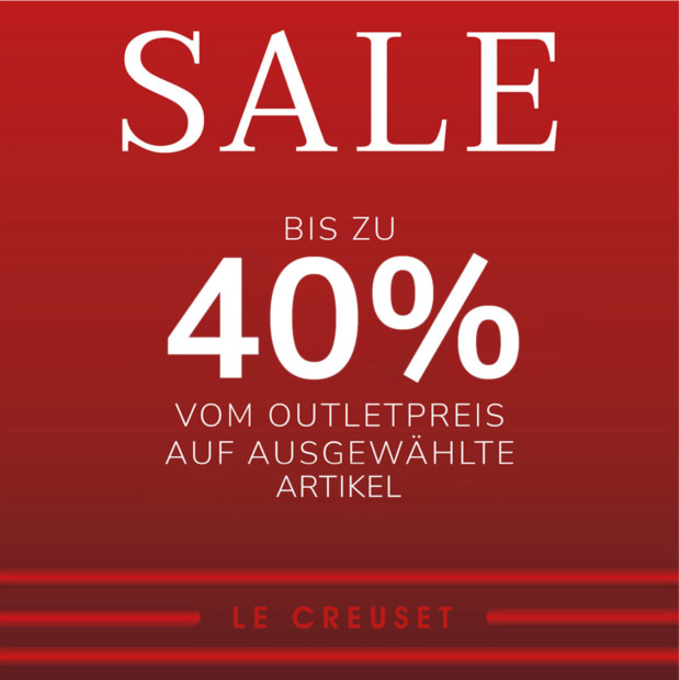 Le Creuset bis zu 40% auf ausgewählte Artikel