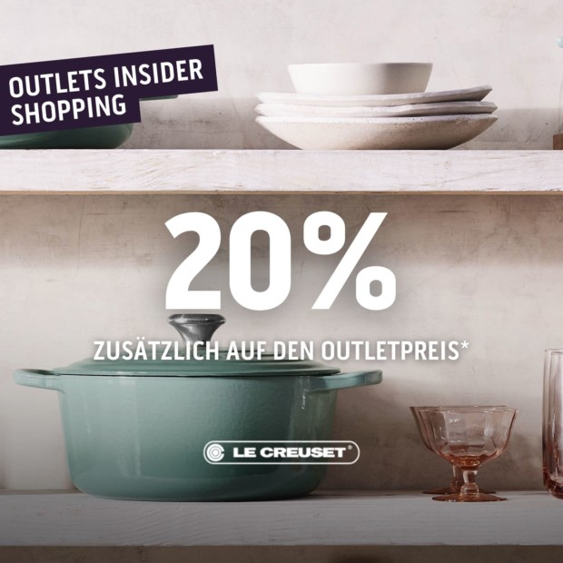 Le Creuset 20% zusätzlich-OIS (A)