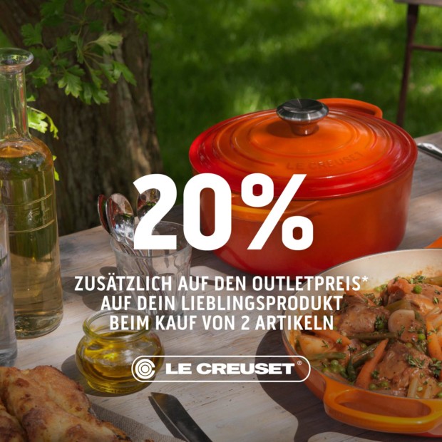 Le Creuset 20% ab 2 Artikeln - VOS (A)