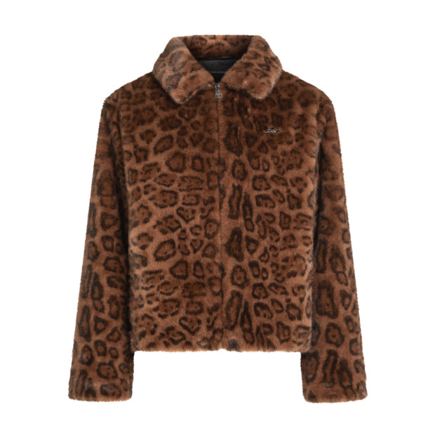 Damen Faux Fur Jacke 