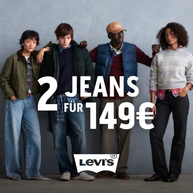 Levis 2 Jeans für 149€ / 3 Jeans für 209€ (A)