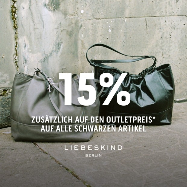 Liebeskind 15% auf alle schwarze Artikel (A)