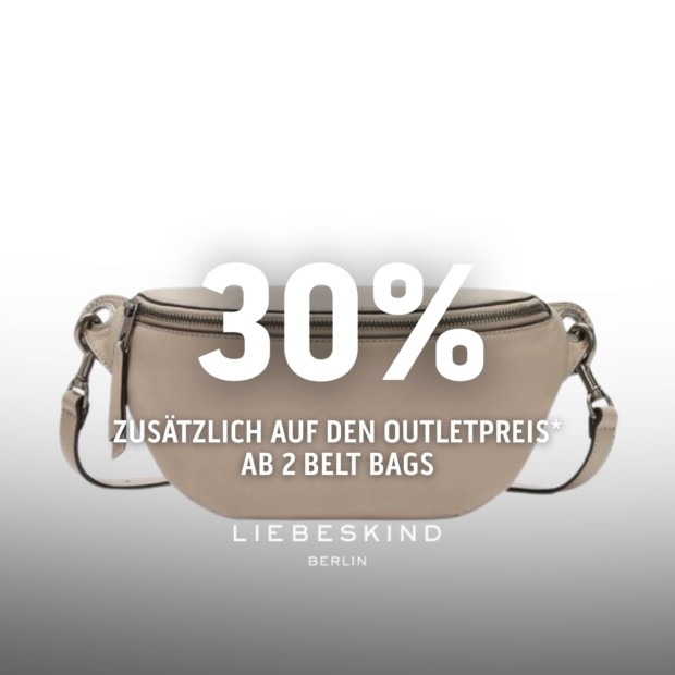 Liebeskind 30% ab 2 Belt Bags (A)
