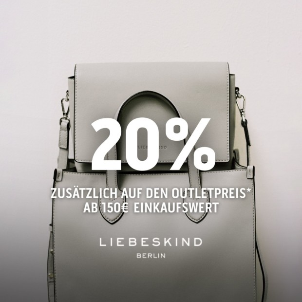 Liebeskind 20% zusätzlich ab 150€-VOS (A)