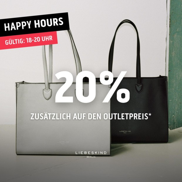 Liebeskind 20% zusätzlich auf alles-Happy Hours (A)