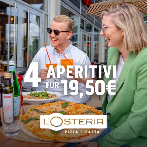 L'OSTERIA Vier Aperitivi für 19,50€