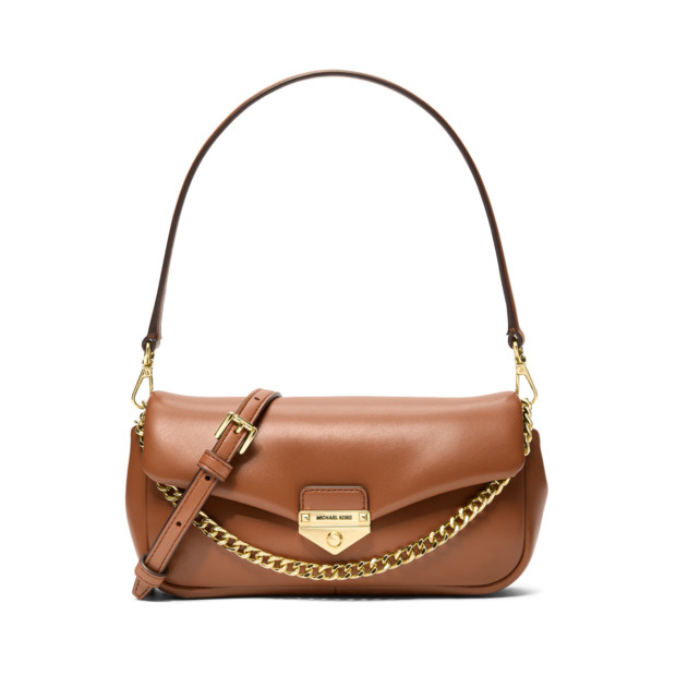 Umhängetasche braun mit Kette