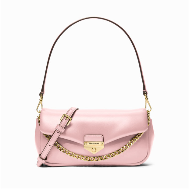 Umhängetasche rosa mit Kette