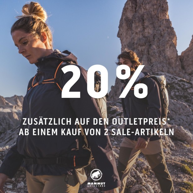 Mammut 20% ab 2 Artikeln