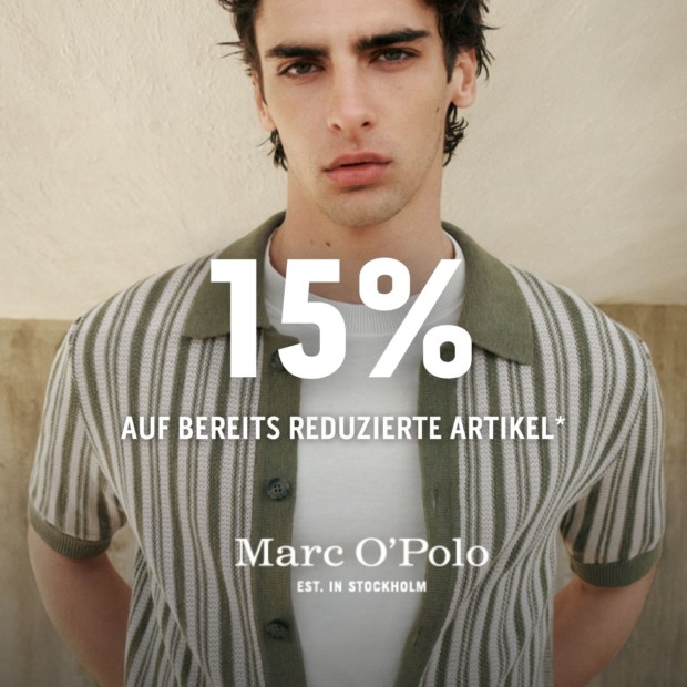 Marc O'Polo 15% zusätzlich auf reduzierte Artikel - Summer Sale
