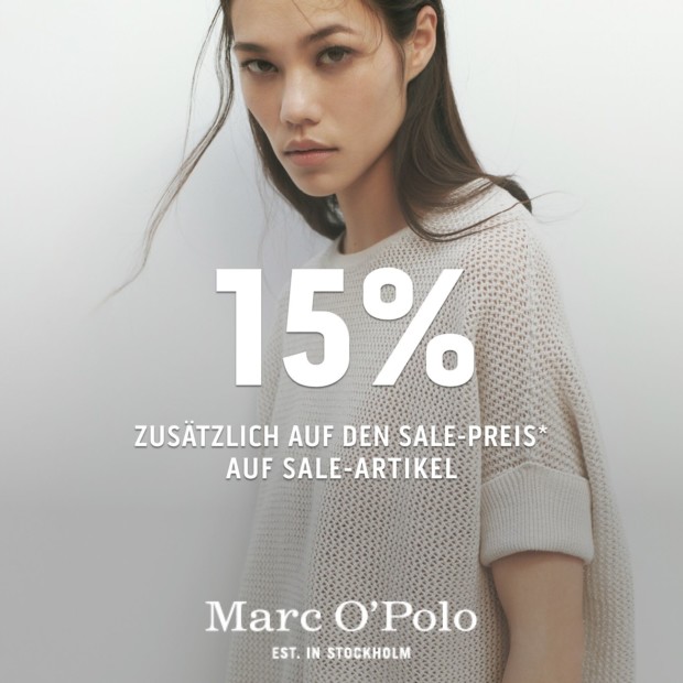 Marc O'Polo 15% zusätzlich auf Sale