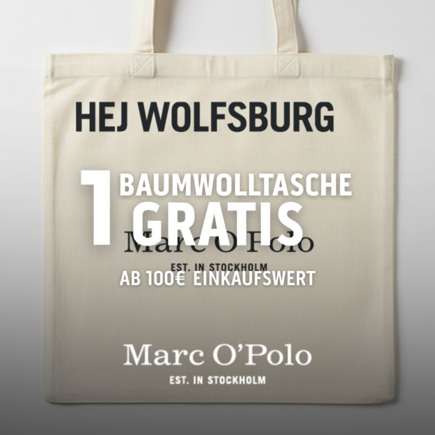 Marc O'Polo Gratis Baumwolltasche ab 100€ Einkaufswert