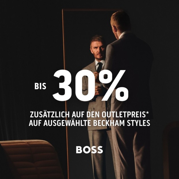 Boss Backham 30% zusätzlich
