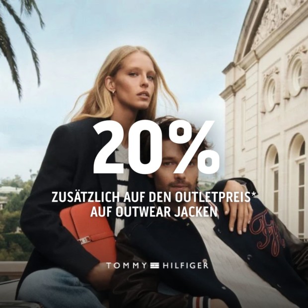 Tommy Hilfiger 20% zusätzlich auf alle Outwear Jacken (A)