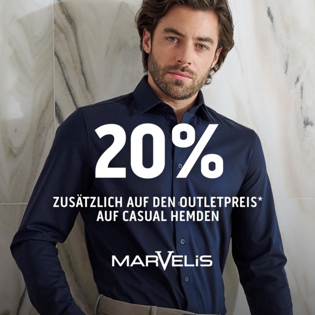 Marvelis 20% auf alle Casual Hemden - Oktoberfest + VOS (A)