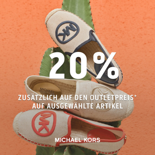 Michael Kors 20% zusätzlich auf ausgewählte Artikel