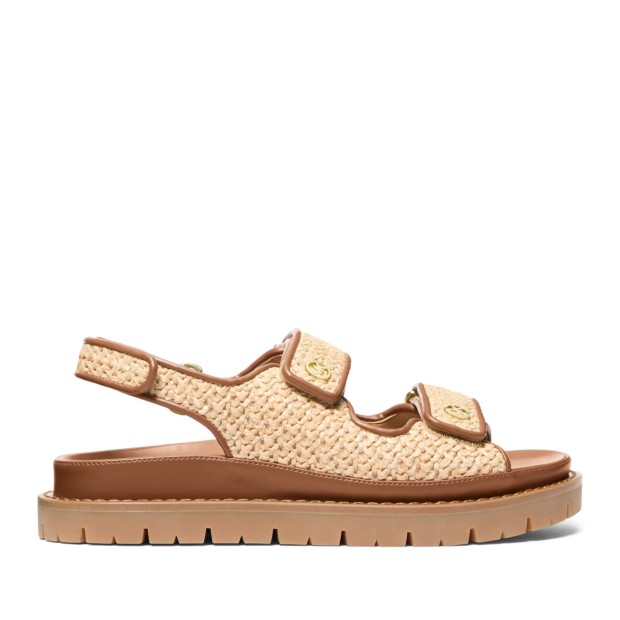 Damen Sandale mit Klettverschluss