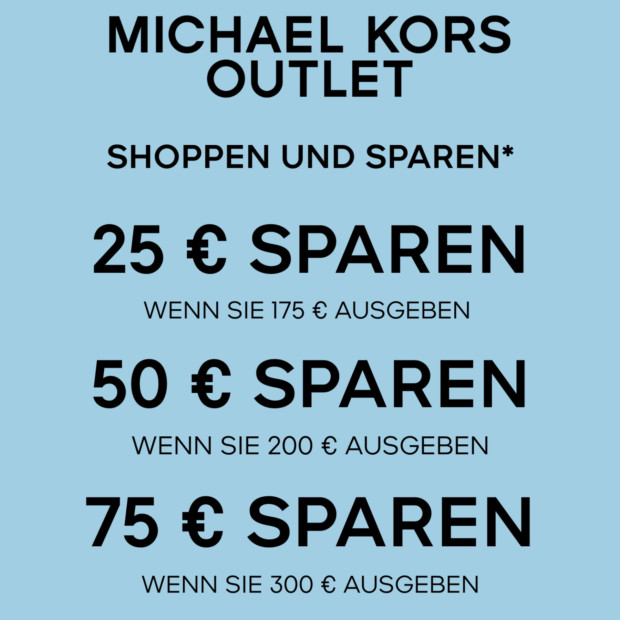 Michael Kors Spend&Save Aktion