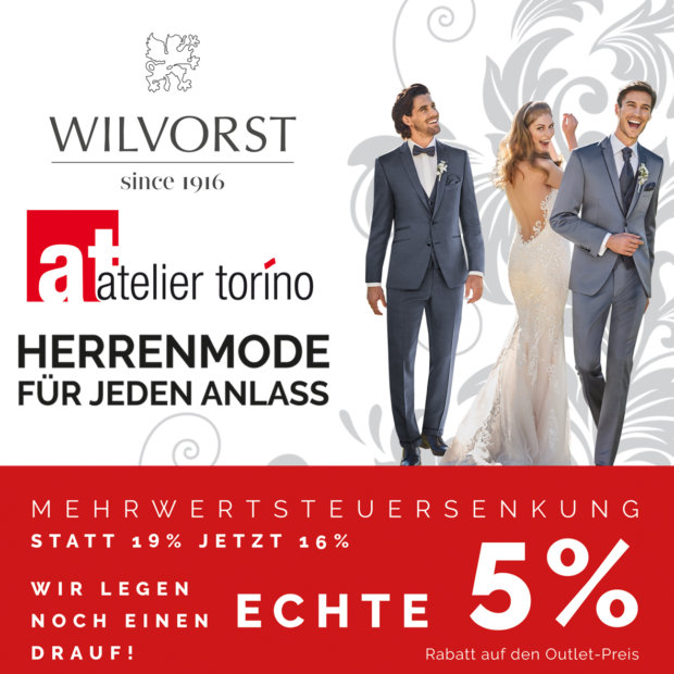 Atelier Torino Mehrwertsteuer Angebot