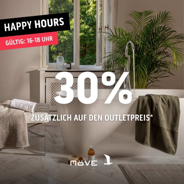Möve 30% zusätzlich-Happy Hours (A)